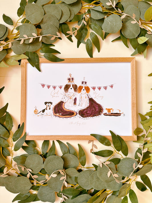 Coronation King Charles Print
