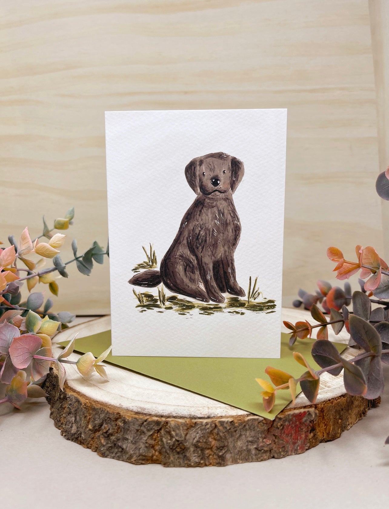 Labrador Dog Card