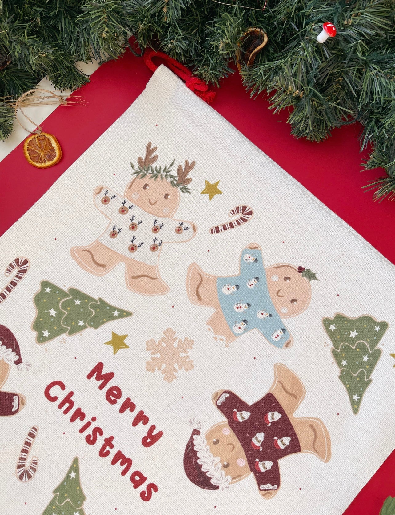 Santa Sack - Gingerbread