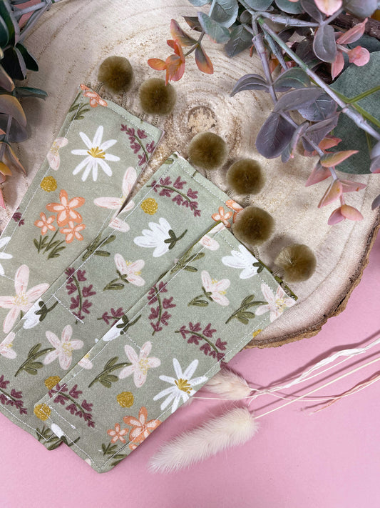 Floral garden bookmark