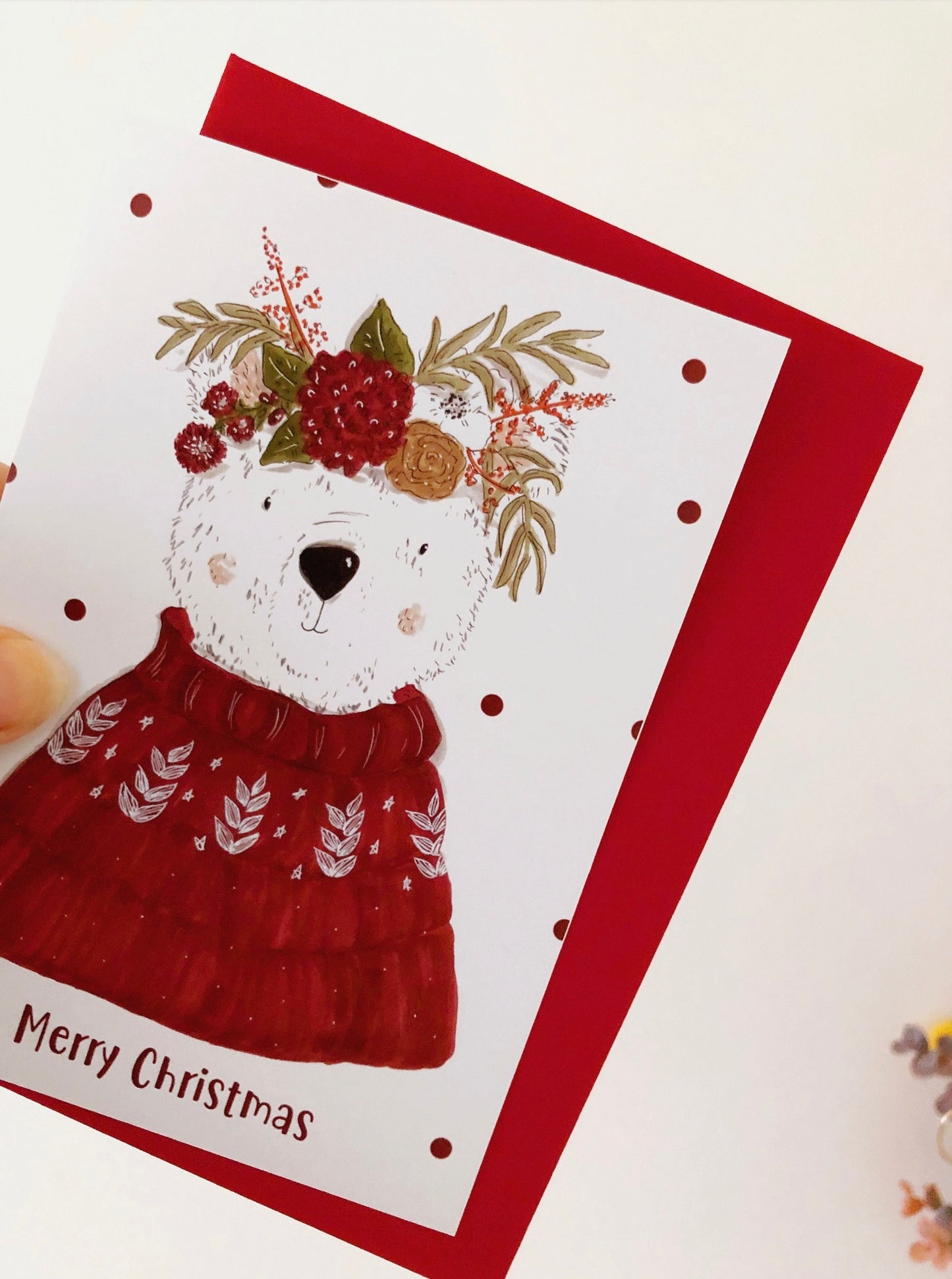 Polar Bear Christmas Card