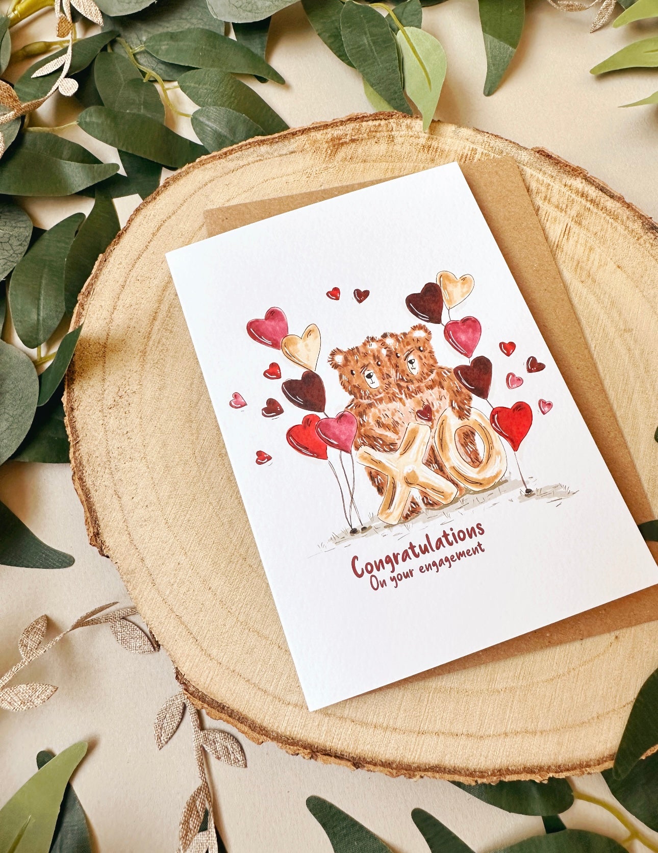 Bear Engagement Card