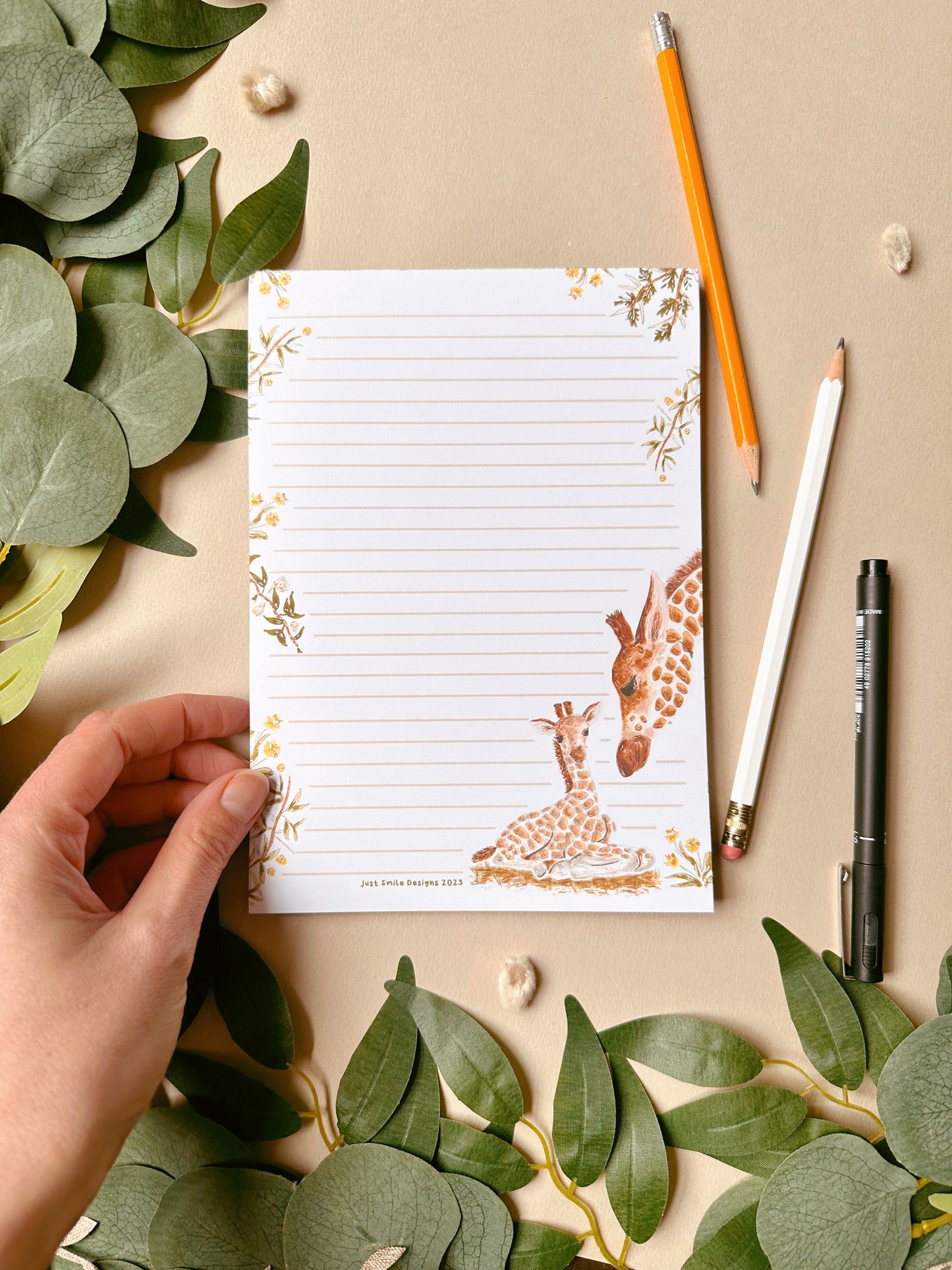 Giraffe A5 Notepad