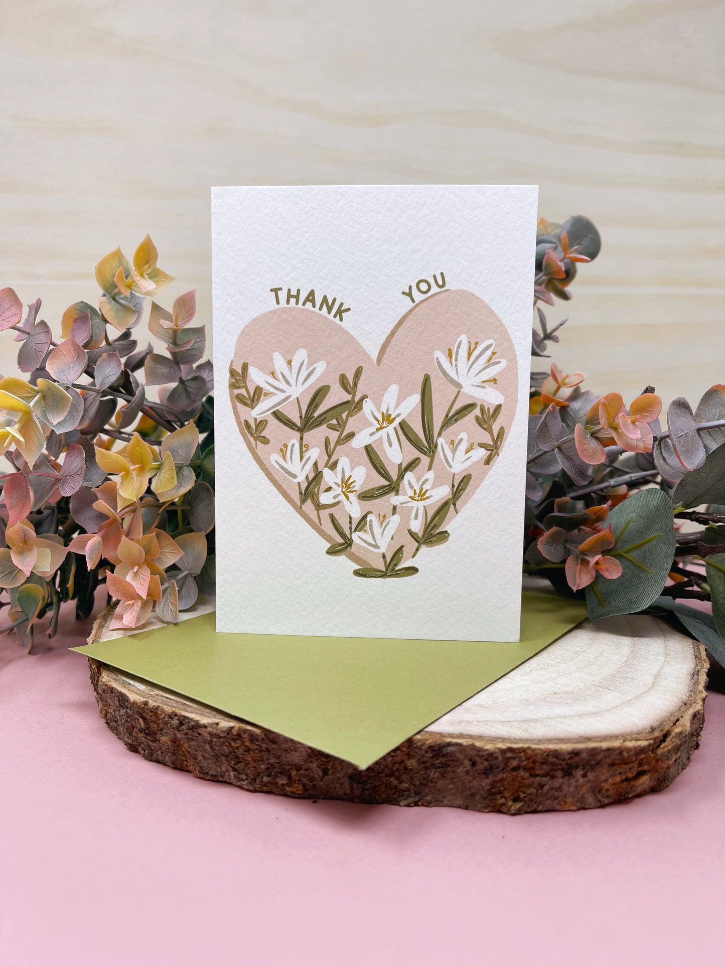 Heart Thank You Card