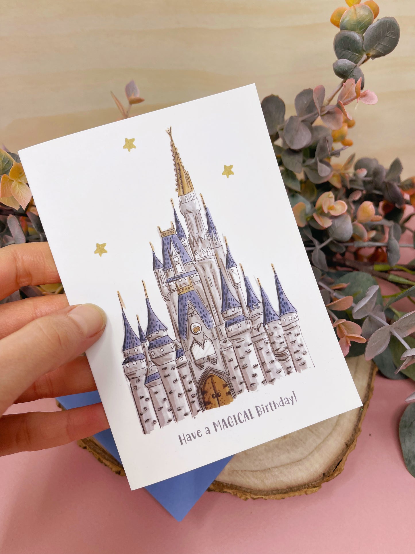 Castle Birthday Card