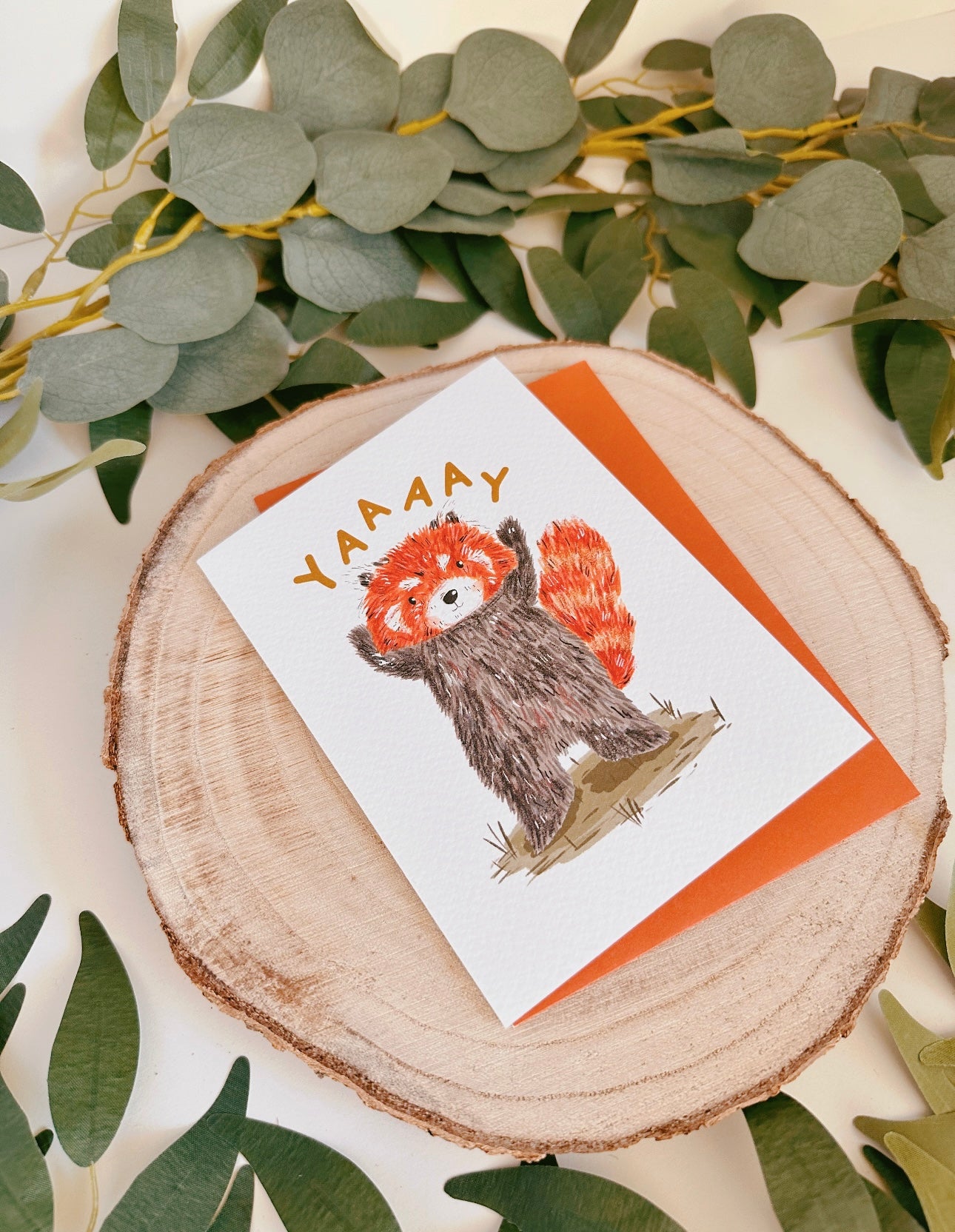 Red Panda YAY Card