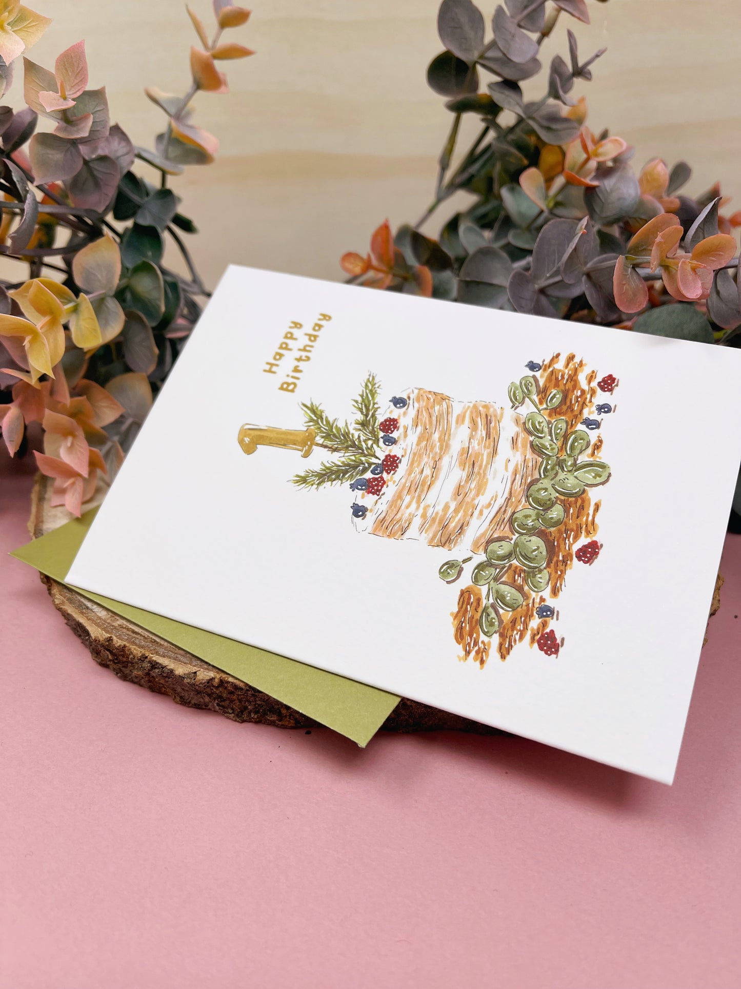 Cake 1st Birthday Card