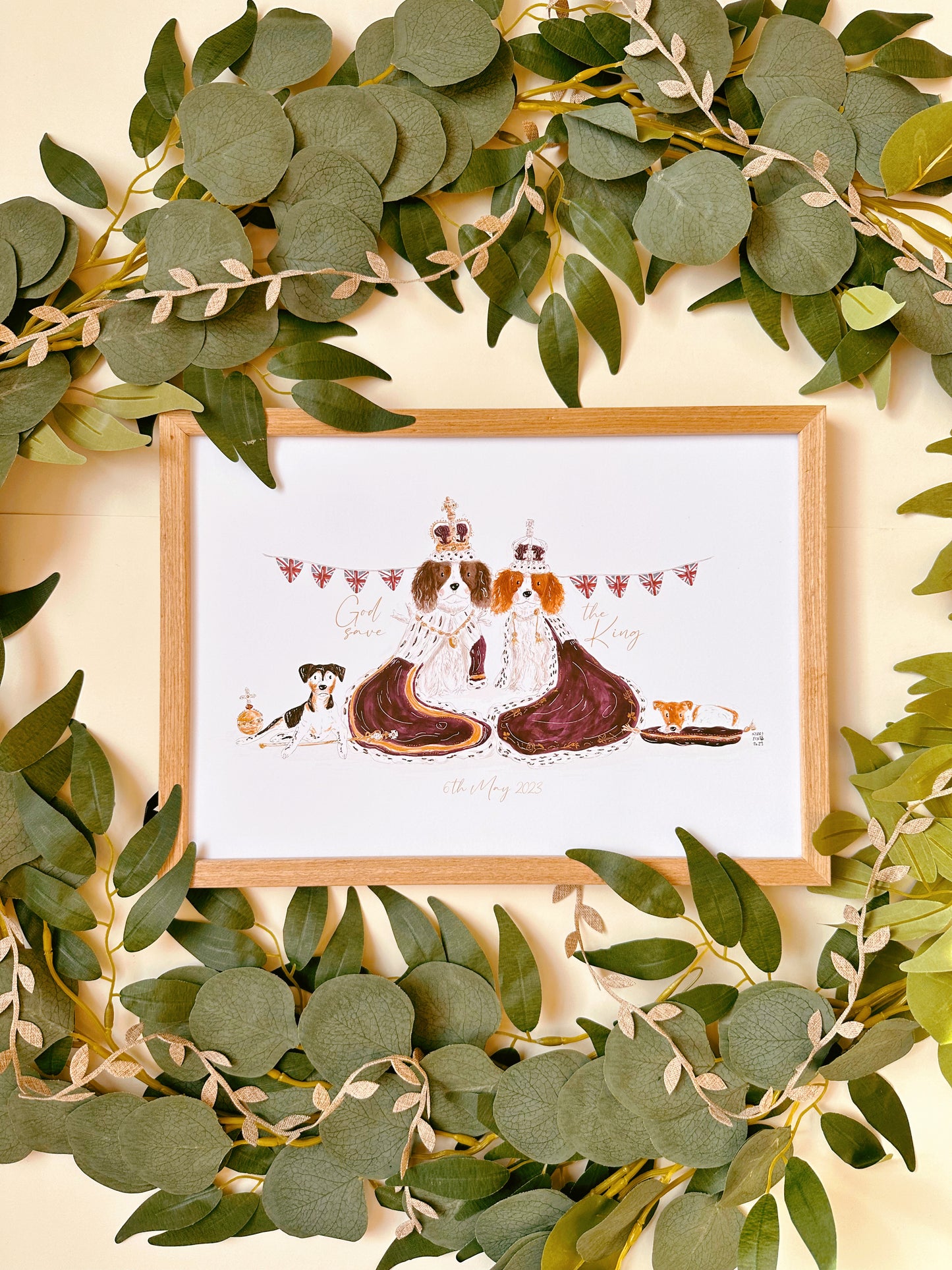 Coronation King Charles Print