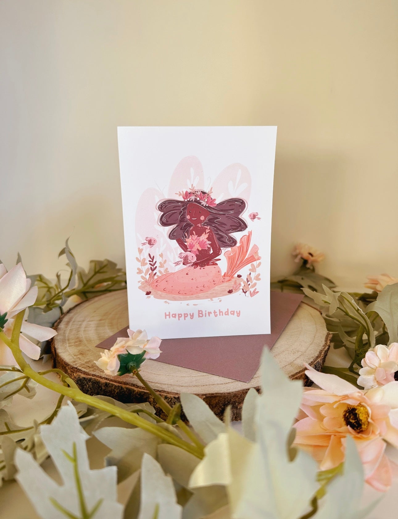 Mermaid Birthday Card