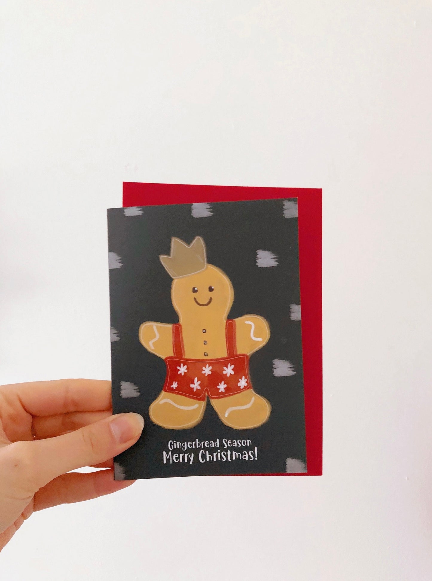 Gingerbread Man Christmas Card