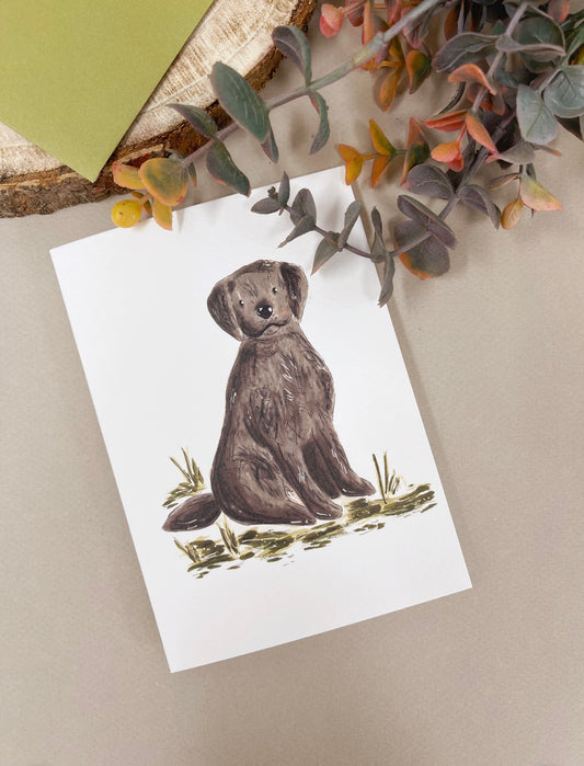 Labrador Dog Card