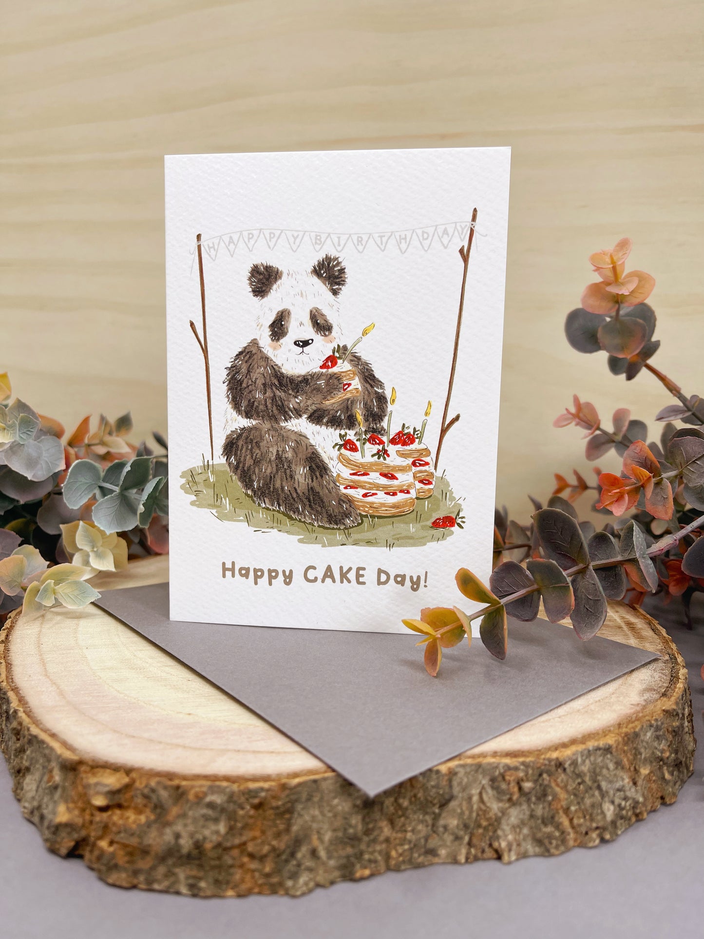 Panda Birthday Card