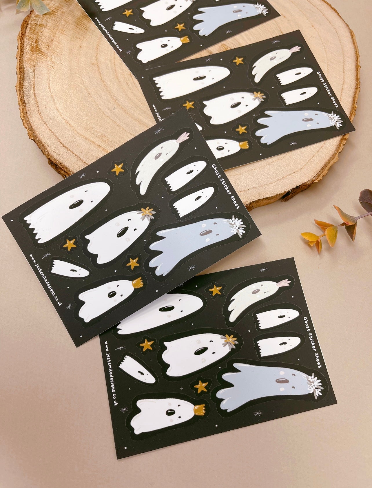 Spooky Ghost Sticker Sheet