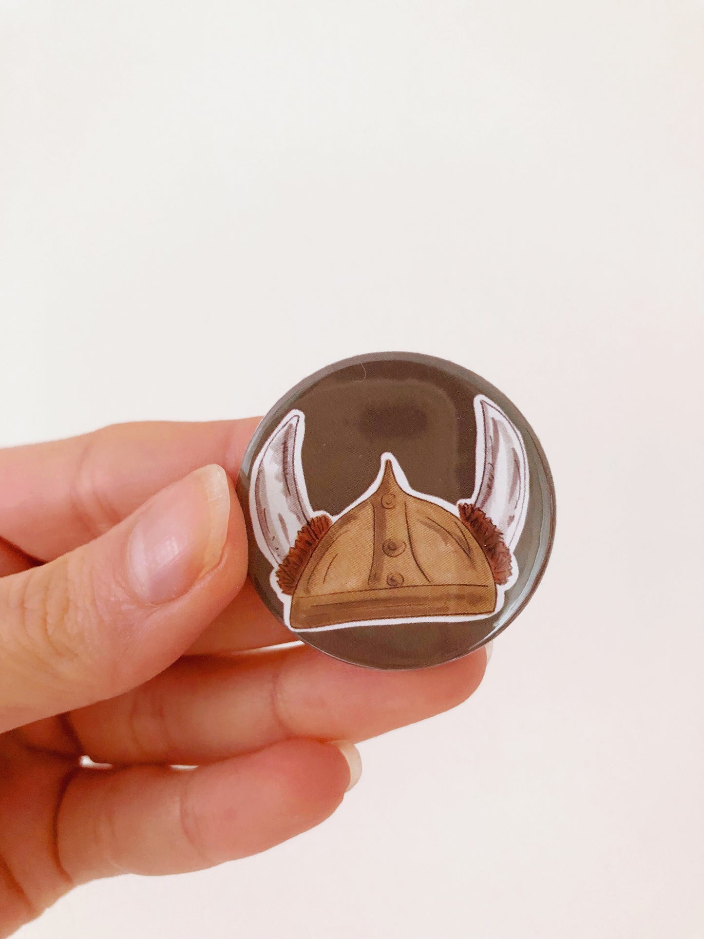 Viking Helmet Badge