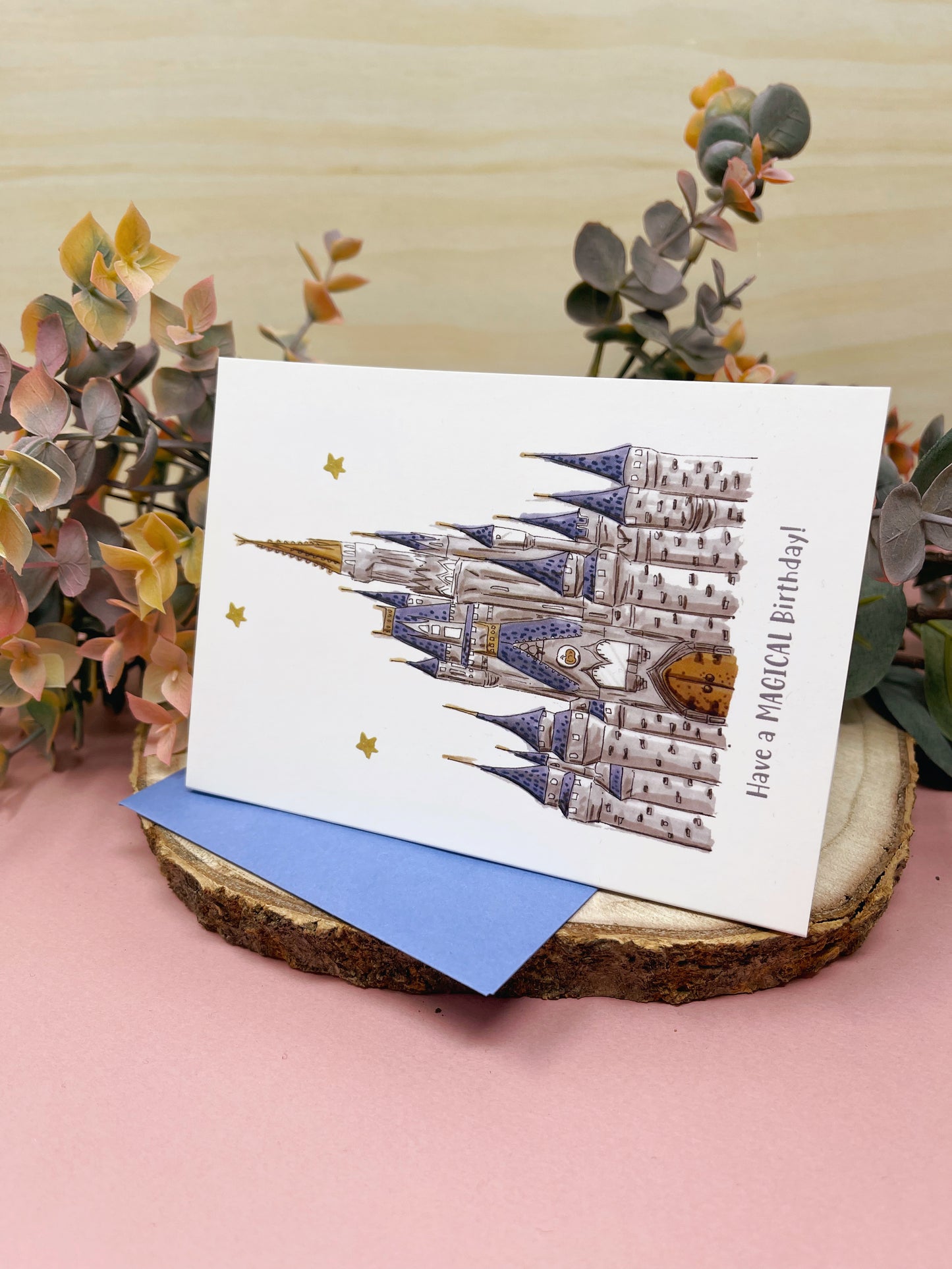 Castle Birthday Card