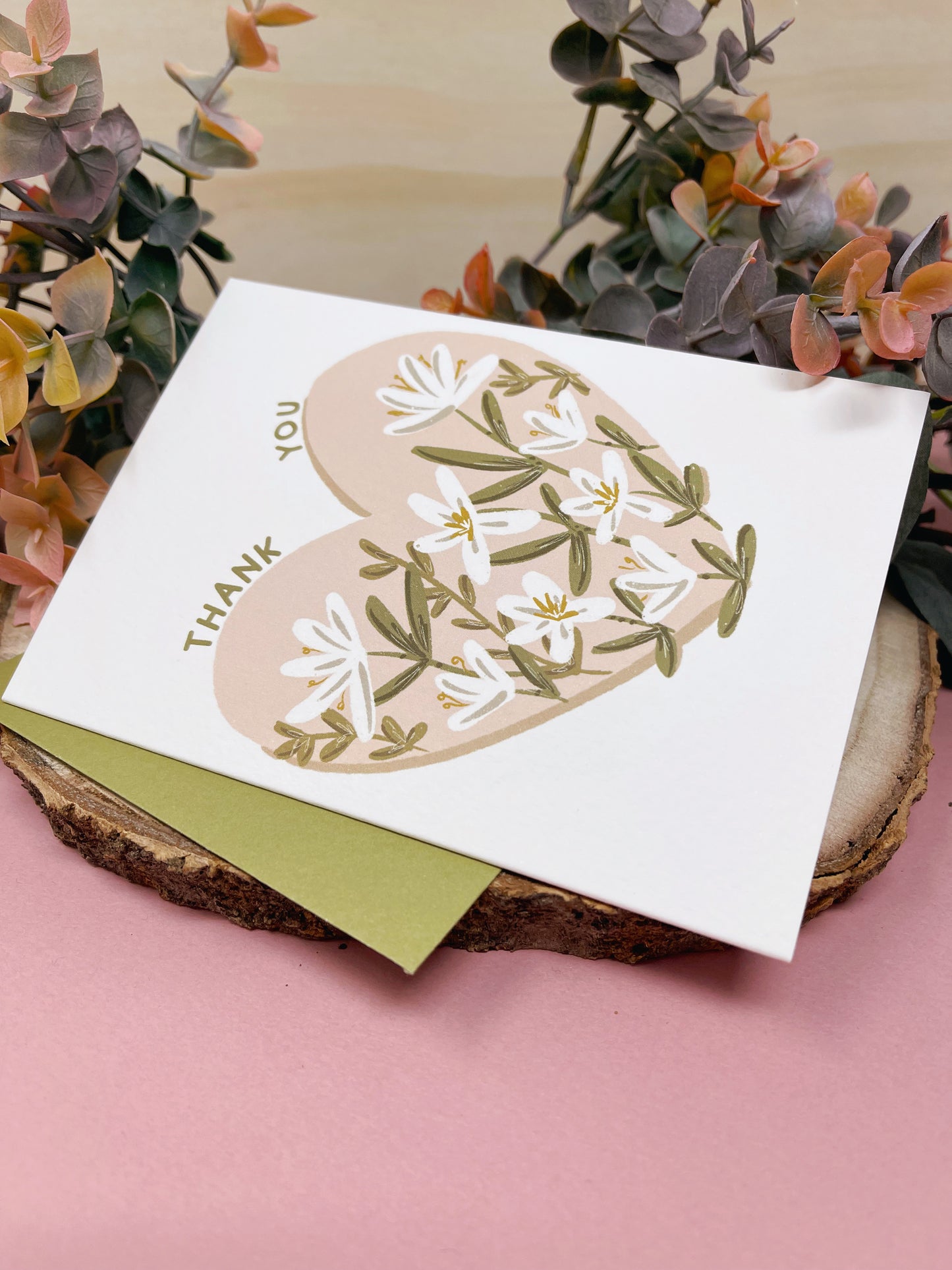 Heart Thank You Card