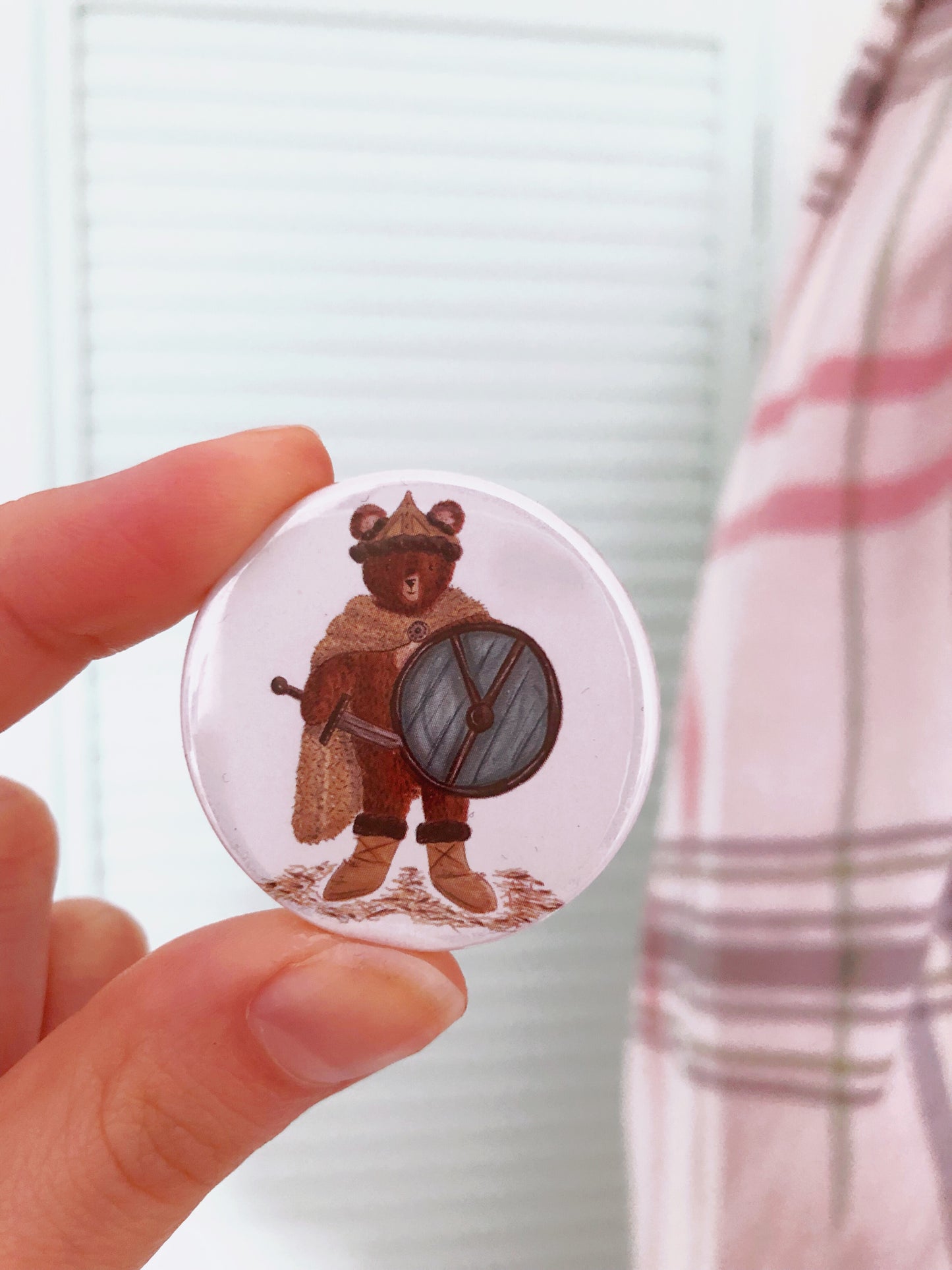 Viking Bear Badge