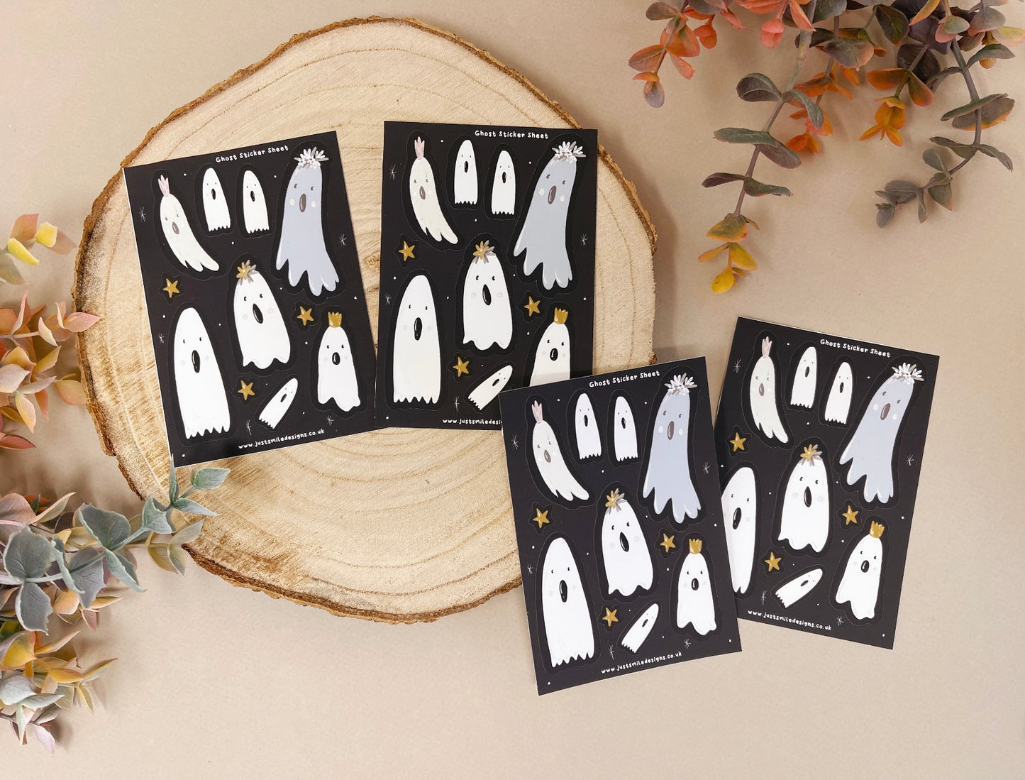 Spooky Ghost Sticker Sheet