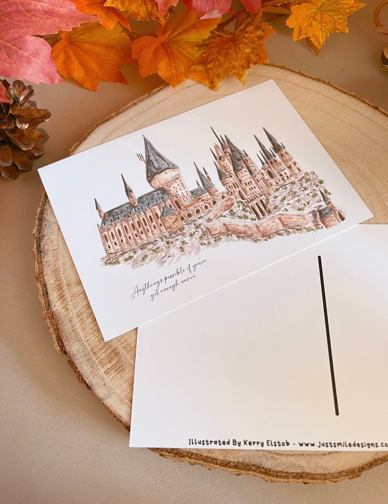 Hogwarts Castle Postcard