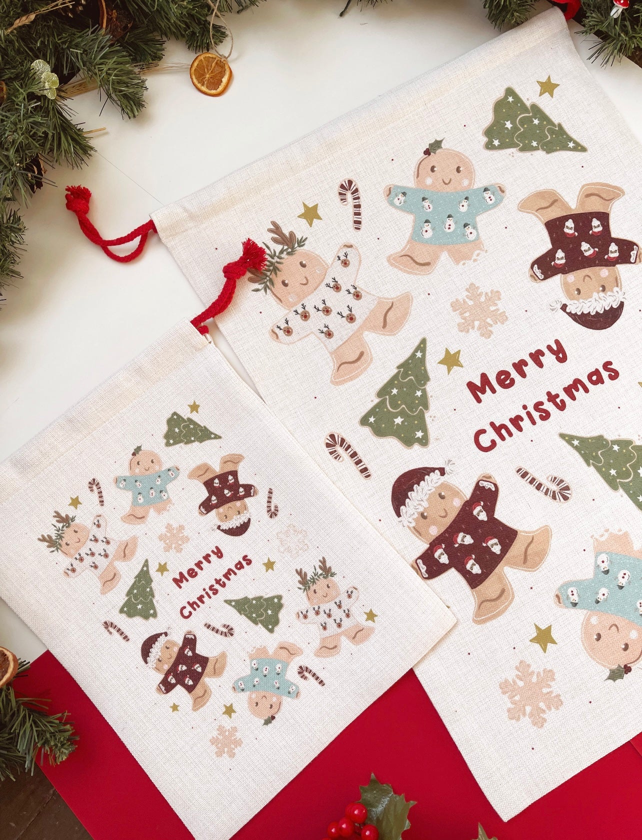Santa Sack - Gingerbread