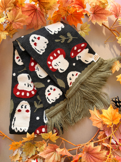 Mushroom Ghost Scarf
