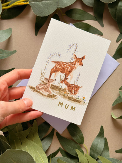 Deer Mum Card