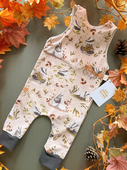 Woodland Badger Romper