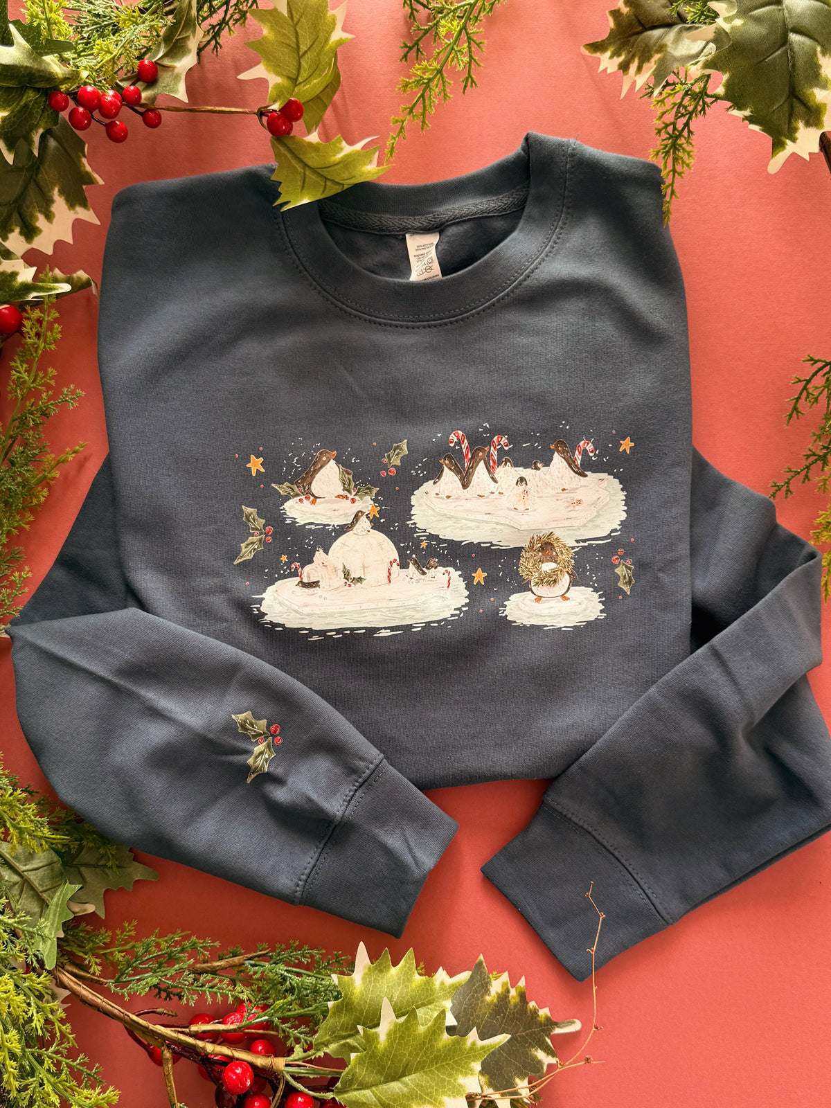 Penguin Christmas Sweatshirt - ADULT