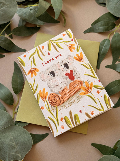 Koala Love Card