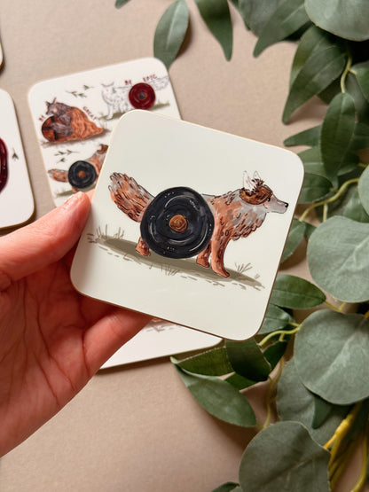 Warrior Wolves Coaster