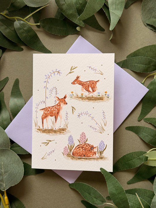 Spring Deer Card