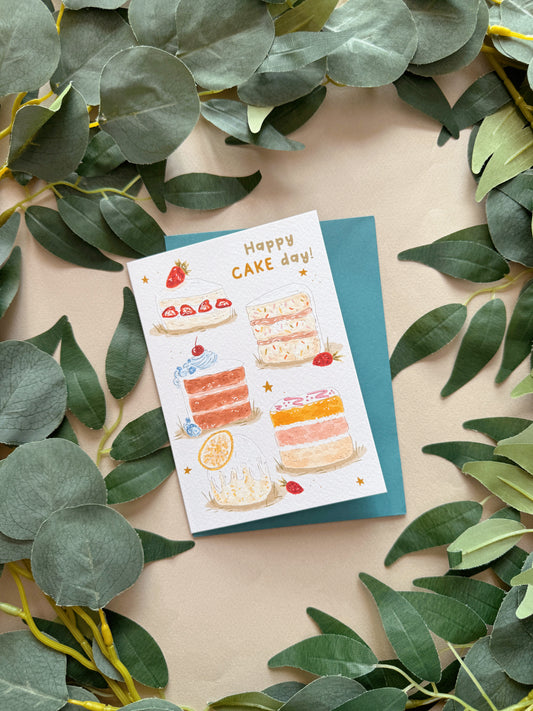 Cakes Birthday Card