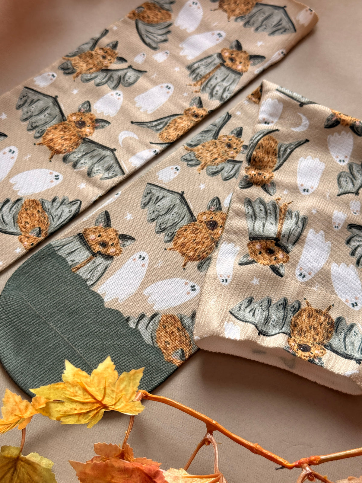 Bat Ghost Sock