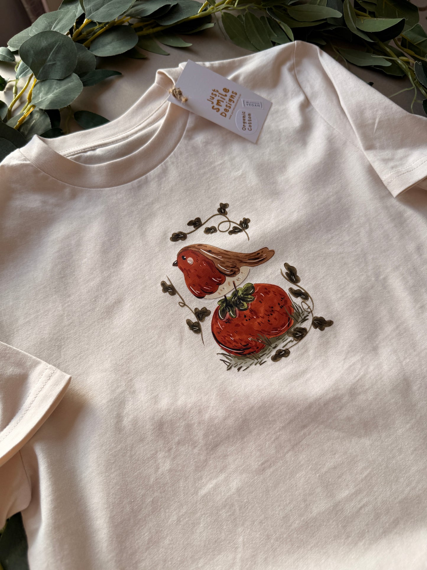 Tomato Robin T-Shirt - Organic Cotton