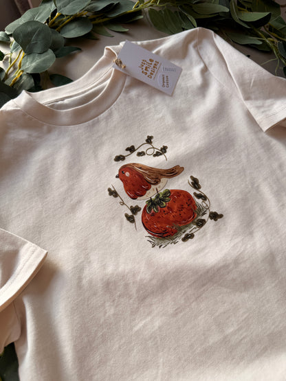 Tomato Robin T-Shirt - Organic Cotton