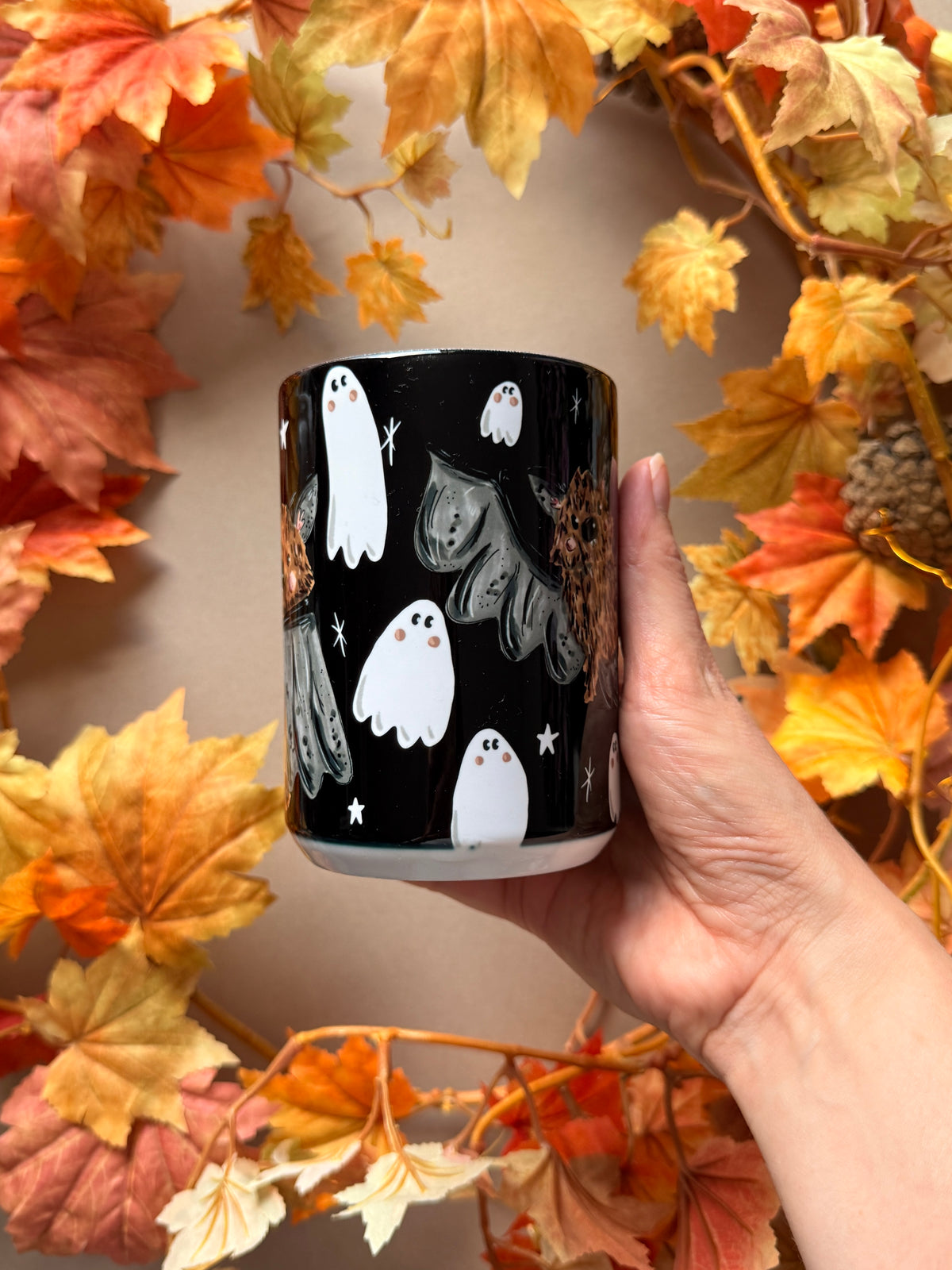 Bat Ghost Giant Mug