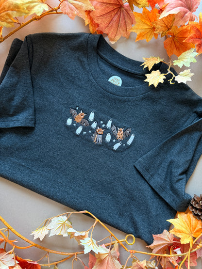 Bat Ghost T-Shirt - Organic Cotton (Midnight)