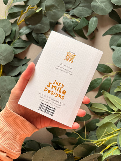 Floral Panda Birthday Card