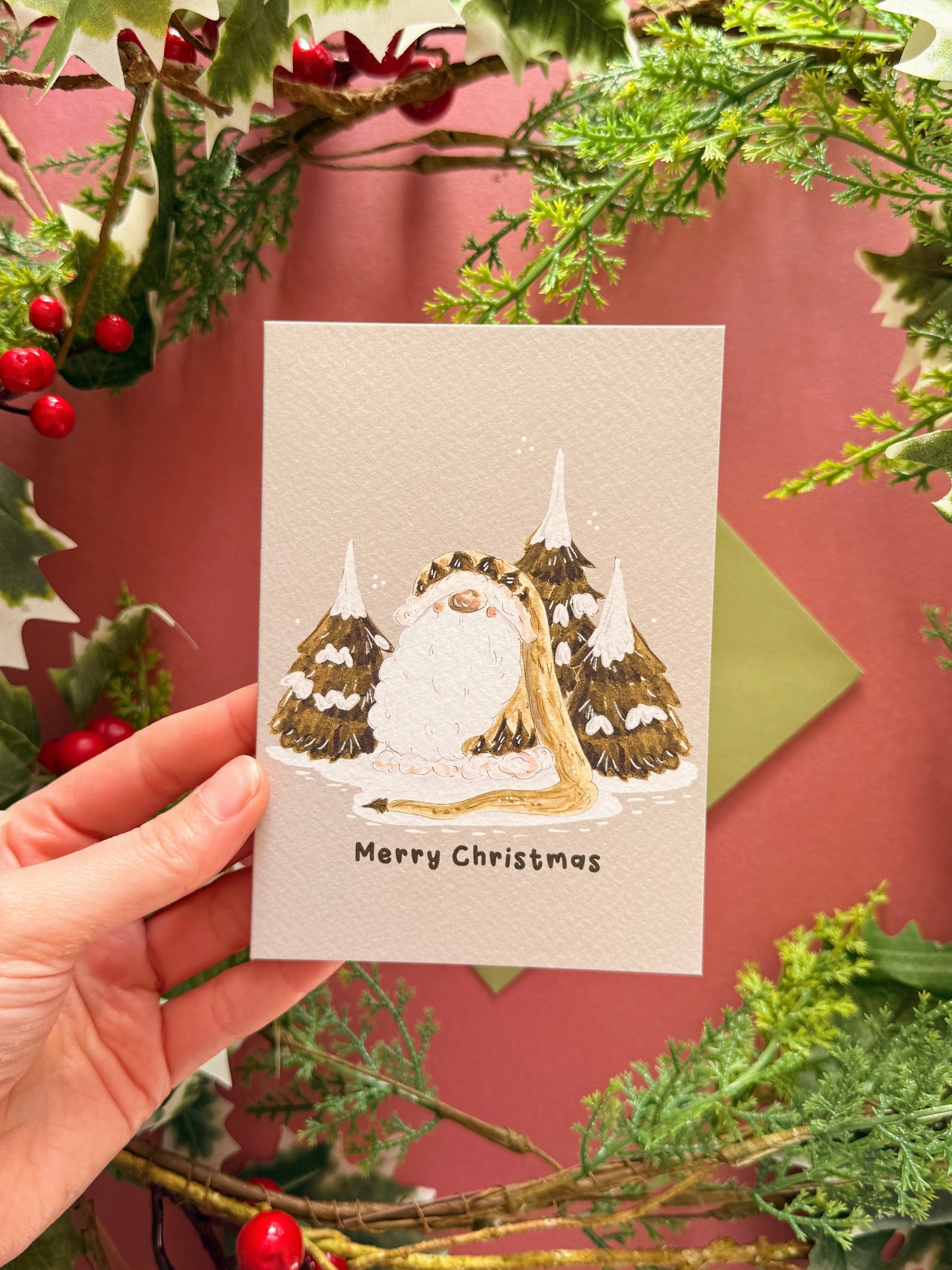 Tomte Tree Christmas Card
