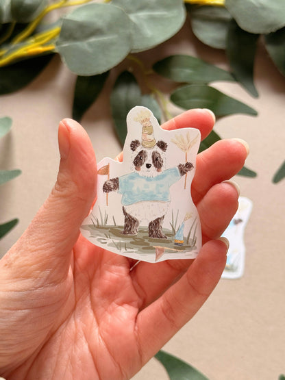 Party Panda Sticker - Holographic