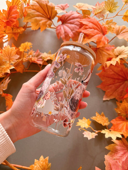 Witch pumpkin Badger Glass Tumbler