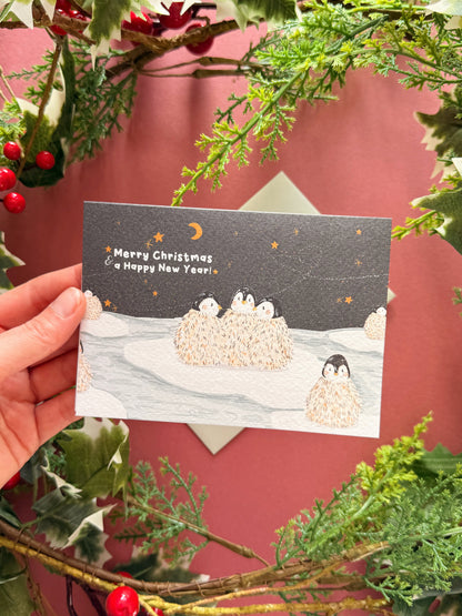 Penguins Christmas Card
