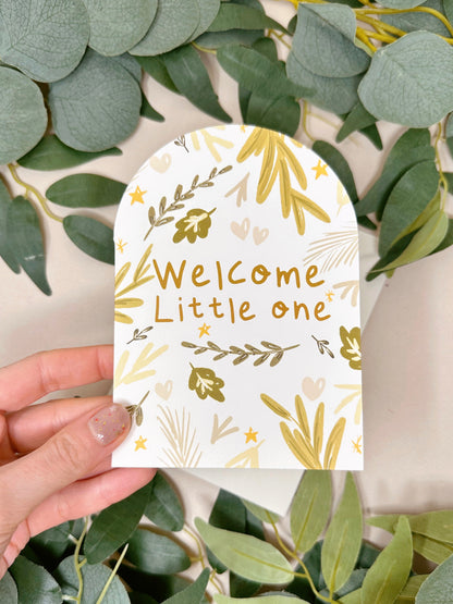 Botanical New Baby Card