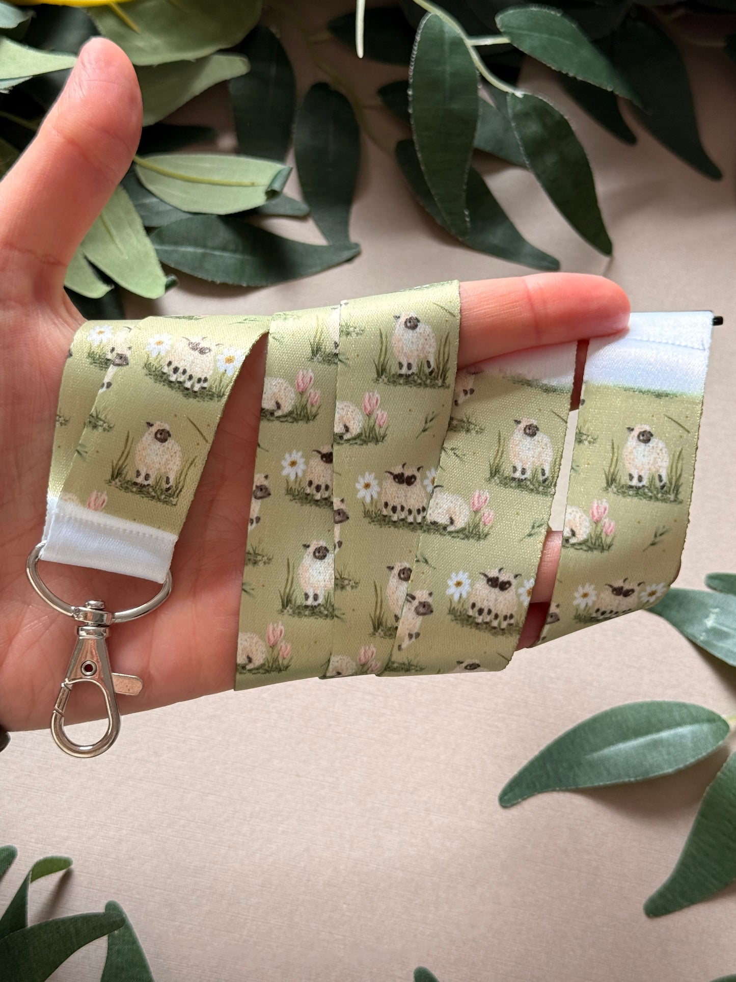 Spring Lamb Lanyard