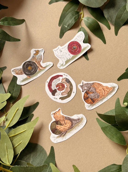 Warrior Wolves Sticker