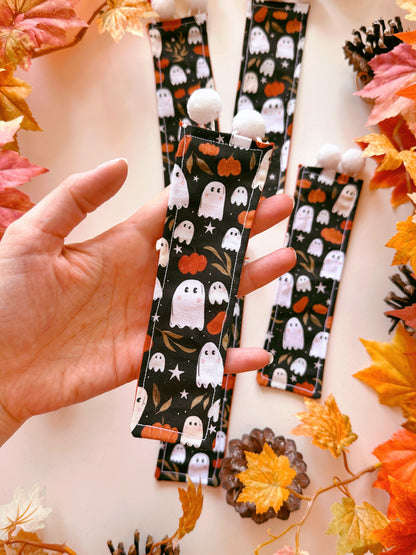 Pumpkin Ghost Bookmark