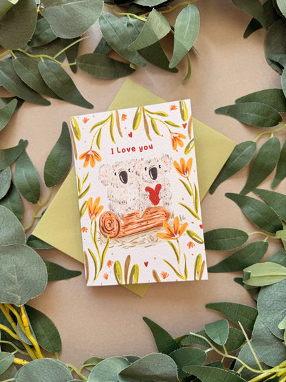 Koala Love Card