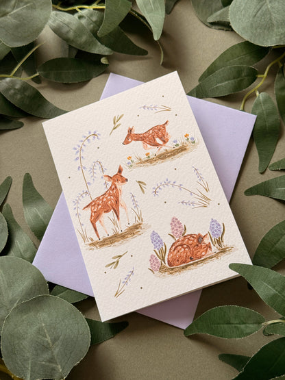 Spring Deer Card