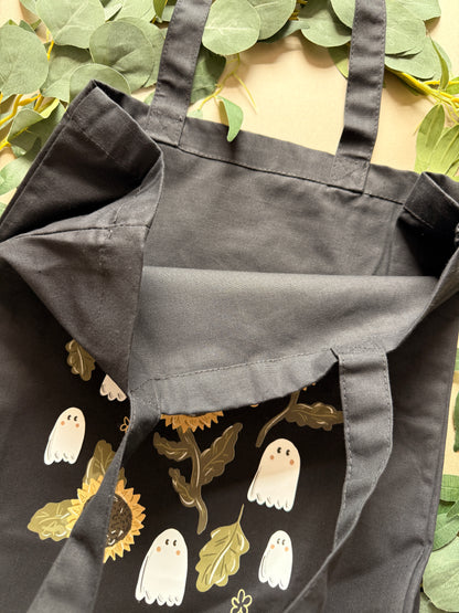Sunflower Ghost Giant Tote Bag