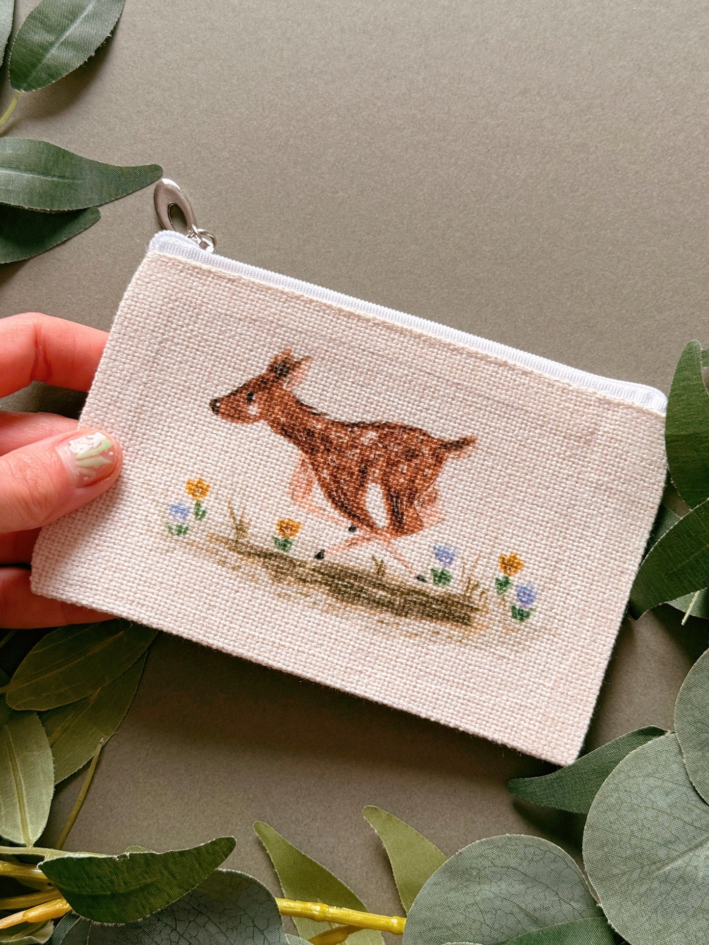 Spring Deer Zip Case